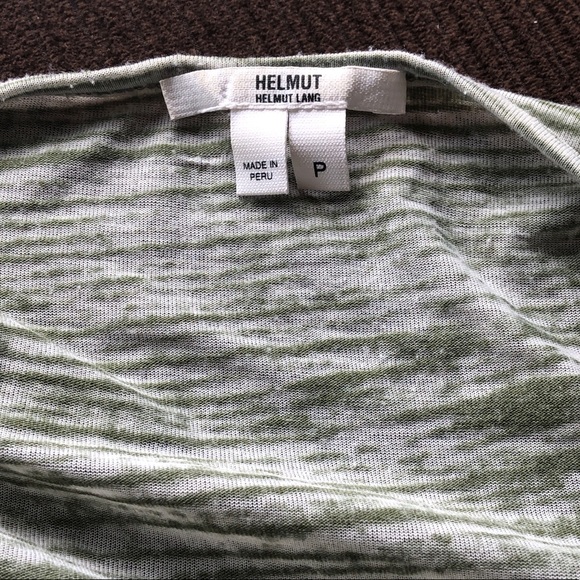 Helmut Lang sheer poncho style T-shirt - Picture 8 of 8